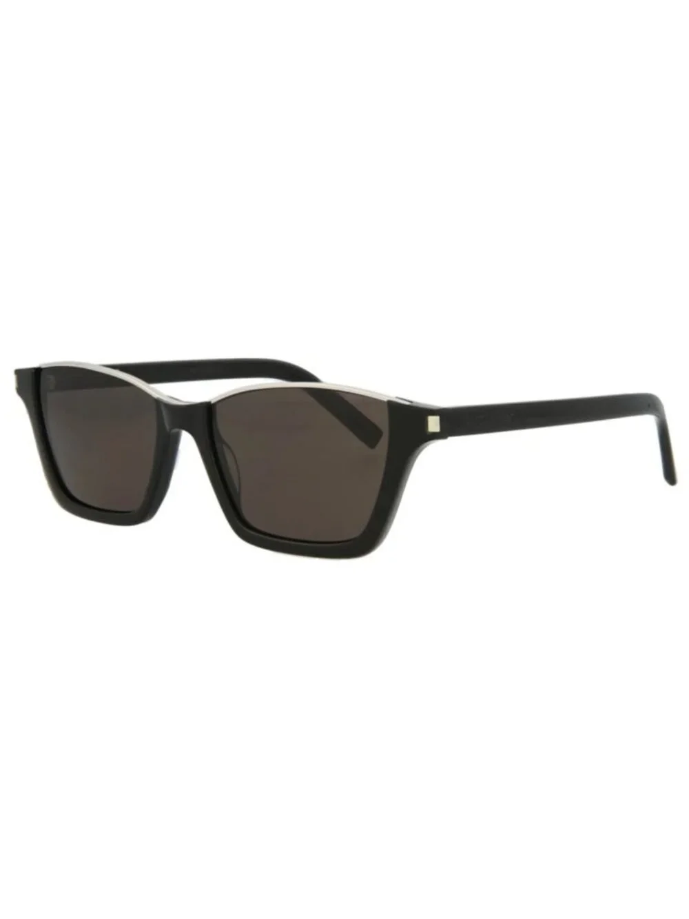 New Saint Laurent Women's Sunglasses Square Rectangle Acetate Frame Unisex Black